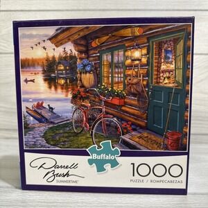 BUFFALO 1000PC Puzzle 27x20" Bush's Summertime *Pieces Verified*‎ USA